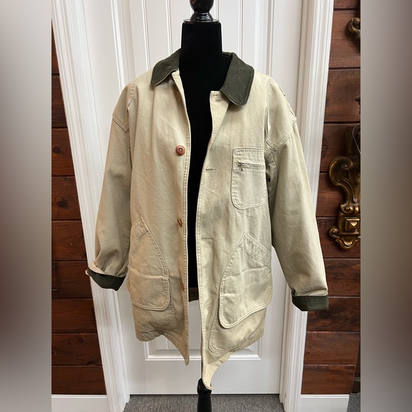 L.L. Bean Jackets & Coats Vintage Ll Bean Cargo Flannel Lined Jacket Poshmark